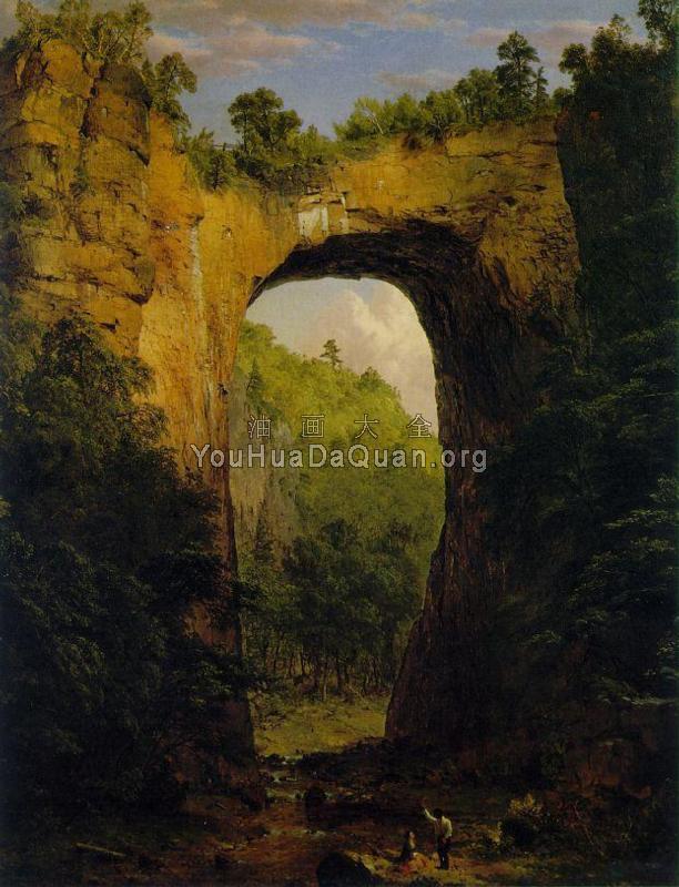 The Natural Bridge, Virginia - 弗雷德里克·埃德温·丘奇